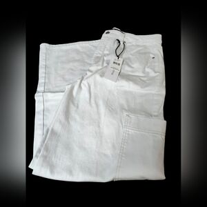 NWT Blue Revival Wide Leg White Denim Jeans 31